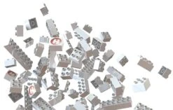 Hubelino Set Witte Bouwstenen 105-delig -Bruderiku Winkel hubelino 4200531 blokken wit 105 delig 1 1