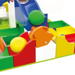 Hubelino Knikkerbaan Uitbreidingset Wissel 43-delig 11 Hubelino Knikkerbaan Uitbreidingset Wissel 43-delig -Bruderiku Winkel hubelino 420497 uitbreiding wissel knikkerbaan 4