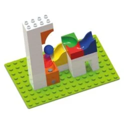 Hubelino Knikkerbaan Uitbreidingsset Katapult 41-delig -Bruderiku Winkel hubelino 882 knikkerbaan uitbreiding katapult 2