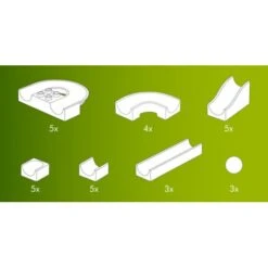 Hubelino Knikkerbaan Baanelementen Aanvulset 30-delig 10 Hubelino Knikkerbaan Baanelementen Aanvulset 30-delig -Bruderiku Winkel hubelino knikkerbaan 30 delig 420046 2