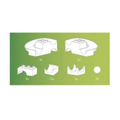 Hubelino Knikkerbaan Uitbreidingsset Baanelementen 33-delig 9 Hubelino Knikkerbaan Uitbreidingsset Baanelementen 33-delig -Bruderiku Winkel hubelino knikkerbaan uitbreidingsset 33 delig 420152 2