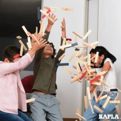 Kapla BA120BRR 120 Ton Blauw Rood En Rose -Bruderiku Winkel kapla 120 blauwe rood roze 3