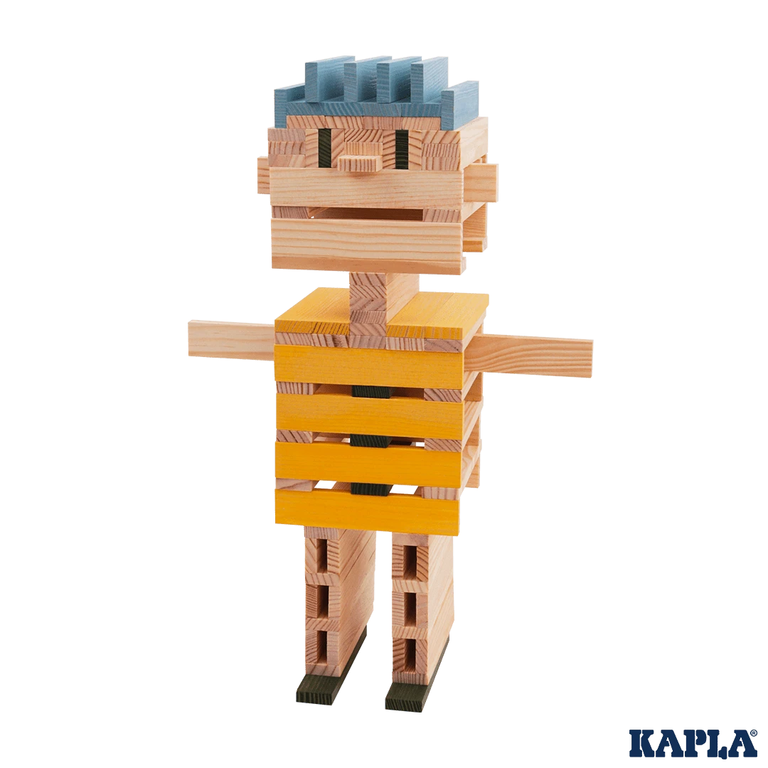 Kapla BA120BJV 120 Ton Licht En Donkerblauw Geel En Groen 4 Kapla BA120BJV 120 Ton Licht En Donkerblauw Geel En Groen - Afbeelding 2