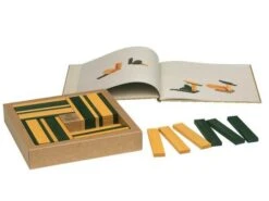 Kapla CJ40 Bouwplankjes Geel/Groen + Boek -Bruderiku Winkel kapla CJ 40 stuks geel groen met boek 1