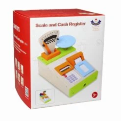 Kassa Met Weegschaal 2-in-1 Santoys -Bruderiku Winkel kassa met weegschaal santoys f6044 1 1