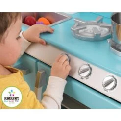 Kidkraft Retro Keuken Blauw -Bruderiku Winkel keuken retro blauw kidkraft 53252 1 1
