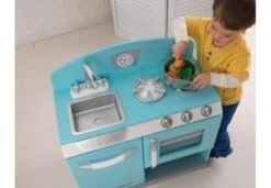 Kidkraft Retro Keuken Blauw -Bruderiku Winkel keuken retro blauw kidkraft 53252 4