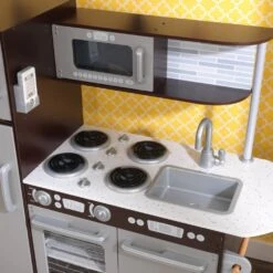 Kidkraft Uptown Espresso Speel-Keuken Kinderkeuken -Bruderiku Winkel kidkraft uptown espresso keuken 2