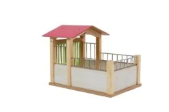 Kidsglobe Paardenbox Paardenstal 1 Box Rose/Wit 11 Kidsglobe Paardenbox Paardenstal 1 Box Rose/Wit -Bruderiku Winkel kids globe 610206 paardenbox roze paardenstal enkel 8713219361238 1