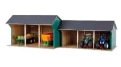 Kidsglobe Tractorloods Machineloods 2 Voertuigen -Bruderiku Winkel kidsglobe 610193 tractorloods groot 2