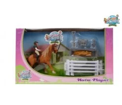 Speelset Paard Met Ruiter En Accessoires Kidsglobe -Bruderiku Winkel kidsglobe speelset paard met ruiter en accessoires 1