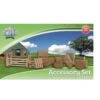 KidsGlobe Boerderij Accessoireset 19pc Schaal 1 : 32 -Bruderiku Winkel kidsglobe accessoireset 19 delig boerderijset hekkenpalletshooibalen