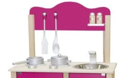 Houten Keuken “Little Chef”, Rose -Bruderiku Winkel kinderkeuken simply for kids little chef rose 1