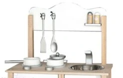 Houten Keuken “Little Chef”wit -Bruderiku Winkel kinderkeuken simply for kids little chef wit