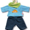 Kledingset Spijkerbroek Met Gestreept Shirt Mt. 28 – 35 Cm. 1 Kledingset Spijkerbroek Met Gestreept Shirt Mt. 28 – 35 Cm. -Bruderiku Winkel kledingset jongenspop heless 1315 2315