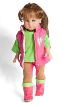 Paardrijd Outfit 3-delig Mt. 28 – 35 Cm. -Bruderiku Winkel kledingset pop pardrijden heless 1500 2500 2