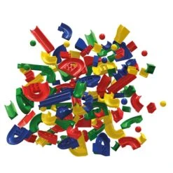 Hubelino Knikkerbaan Baanelementenset 128-delig 11 Hubelino Knikkerbaan Baanelementenset 128-delig -Bruderiku Winkel knikkerbaan hubelino elements 120 delig 420022 1