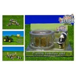 Voederring Met Ronde Baal En Koe Schaal 1 : 32 -Bruderiku Winkel koe met voederring kidsglobe 571961 1