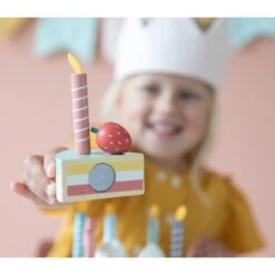 Little Dutch LD4474 Houten Verjaardagstaart -Bruderiku Winkel little dutch 4474 houten verjaardagstaart 4