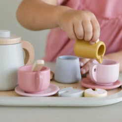 Little Dutch LD7006 Theeservies Houten Speelgoed -Bruderiku Winkel little dutch LD7006 theeservies 1