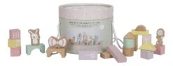 Little Dutch Houten Blokkenton Rose LittleDutch 11 Little Dutch Houten Blokkenton Rose LittleDutch -Bruderiku Winkel little dutch 4412 roze houten blokken in ton