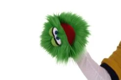 Handpop Kletskop Babbelkous Groen Living Puppets -Bruderiku Winkel living puppets W807 Plappermaul babbelkous 2 scaled 1
