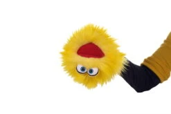 Handpop Kletskop Potatoehead Geel Living Puppets -Bruderiku Winkel living puppets w805 kletskop potatoes geel 3
