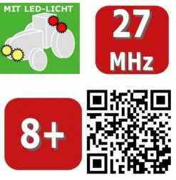 Tronico Junior Radiografisch Bestuurbare Massey Ferguson MF5430 – 1 : 24 -Bruderiku Winkel massey ferguson mf5430 rc tronico junior 10087 2