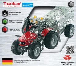 Tronico Mini Massey Ferguson MF5610 Met Aanhangwagen – 1 : 32 10 Tronico Mini Massey Ferguson MF5610 Met Aanhangwagen – 1 : 32 -Bruderiku Winkel massey ferguson mf5610 met aanhanger tronico mini 10031 1