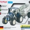 Tronico Mini New Holland T4 Met Aanhangwagen – 1 : 32 -Bruderiku Winkel new holland t4 met aanhanger tronico mini 10056 1