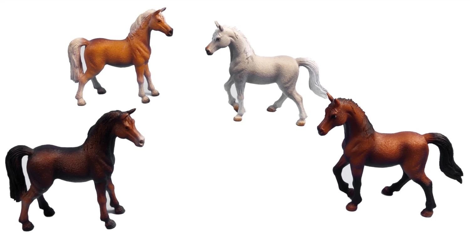 Paard Assorti Kidsglobe Schaal 1 : 32 5 Paard Assorti Kidsglobe Schaal 1 : 32 - Afbeelding 3