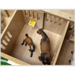 Kids-Globe Paardenstal Met 7 Boxen Kidsglobe -Bruderiku Winkel paardenstal kidsglobe 610595 2