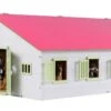 KidsGlobe Paardenstal Met 7 Boxen Pink-White -Bruderiku Winkel paardenstal met 7 boxen rose kidsglobe 344941
