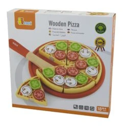 Vigatoys Pizza Met Beleg (Snijfiguur) -Bruderiku Winkel pizza vigatoys v8500 1 1