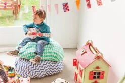 Opbergzak En Speelkleed 2 – In – 1 – Play&Go Zigzag Blue -Bruderiku Winkel play go opbergzak 6 1