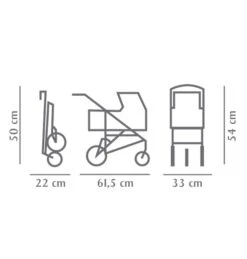 3-wielige Poppenbuggy Gotz Happy Flower -Bruderiku Winkel poppenbuggy happy flower gorz 3402380 1