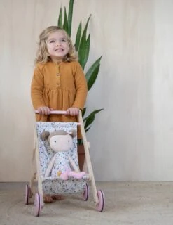 Little Dutch Poppenbuggy Spring Flowers -Bruderiku Winkel poppenbuggy little dutch pink flowers 3