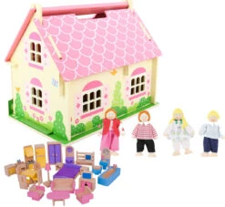 Poppenhuis Blossom Cottage -Bruderiku Winkel poppenhuis blossom cottage bigjigs jt123 1 1