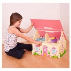Poppenhuis Blossom Cottage -Bruderiku Winkel poppenhuis blossom cottage bigjigs jt123 4