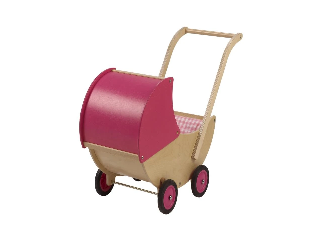 Poppenwagen Met Kap V. Dijktoys Rose 5 Poppenwagen Met Kap V. Dijktoys Rose - Afbeelding 3
