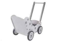 Poppenwagen Simply For Kids Stippen Wit -Bruderiku Winkel poppenwagen simply for kids stippen wit 2