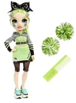 Rainbow High Cheerleader Modepop Jade Hunter -Bruderiku Winkel rainbow high fashion cheer doll jade hunter 2