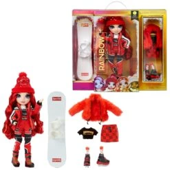 Rainbow High Fashion Winter Break Modepop Ruby Anderson -Bruderiku Winkel rainbow high fashion winter break doll ruby anderson 2