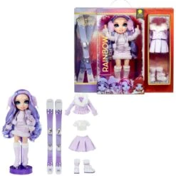 Rainbow High Fashion Winter Break Modepop Violet Willow -Bruderiku Winkel rainbow high fashion winter break doll violet willow 2