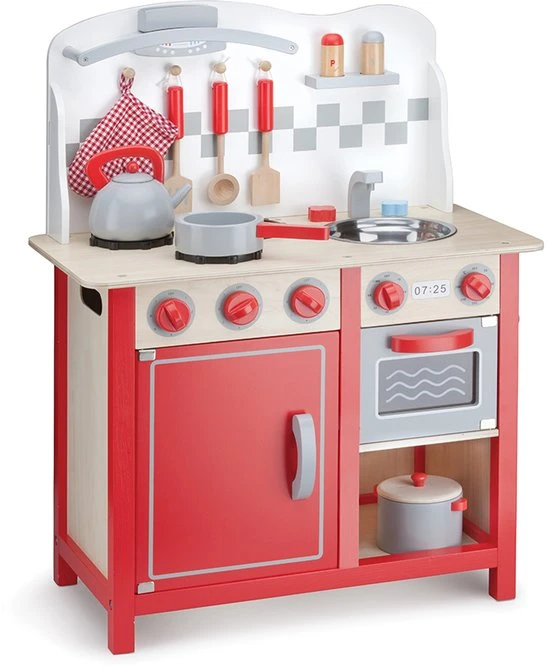 Houten Kinderkeuken Bon Appetit Deluxe 3 Houten Kinderkeuken Bon Appetit Deluxe