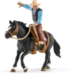 Schleich 41416 Western Cowboy In Het Zadel Farm World -Bruderiku Winkel schleich 41416 westerncowboy in het zadel 1