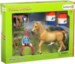Schleich 41417 Barrel Racing Met Cowgirl FarmWorld 13 Schleich 41417 Barrel Racing Met Cowgirl FarmWorld -Bruderiku Winkel schleich 41417 barrel racing met cowgirl op rodeozadel 5