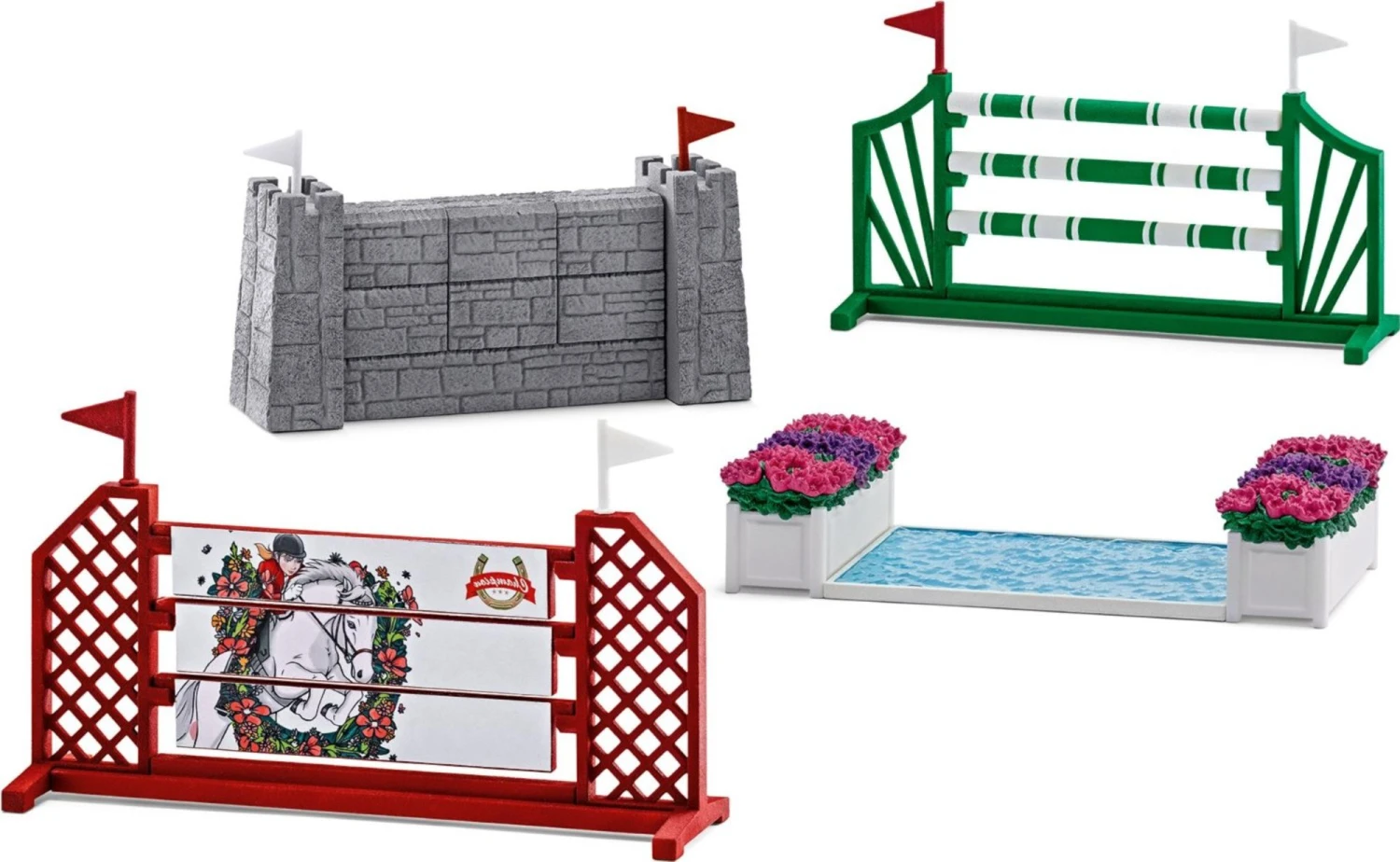 Schleich 42271 Hindernissen Paarden Springparcours HorseClub 3 Schleich 42271 Hindernissen Paarden Springparcours HorseClub