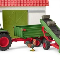 Schleich 42377 Hooitransportband Met Boer FarmWorld -Bruderiku Winkel schleich 42337 hooi transportband met boer 2