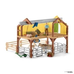 Schleich 42407 Grote Boerderij Met Stal En Dieren FarmWorld -Bruderiku Winkel schleich 42407 boerderij met stal 3